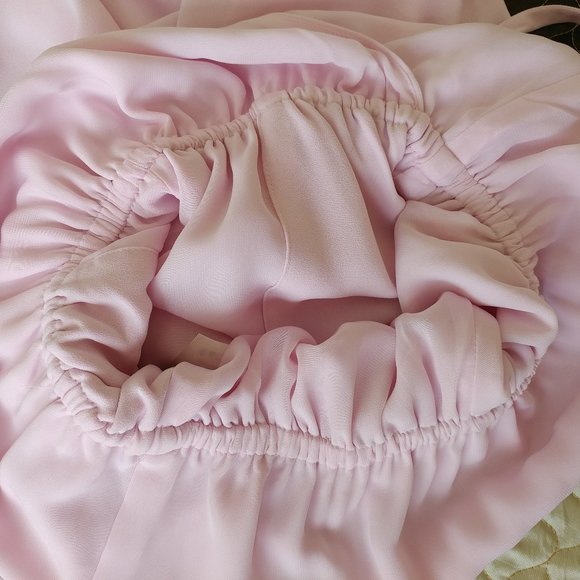 Aritzia Wilfred Melodie Jumpsuit V-Neck Wide Leg Blush Pink - Picture 12 of 16